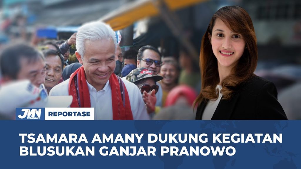 VIDEO: Tsamara Amany Dukung Kegiatan Blusukan Ganjar Pranowo di Jakarta