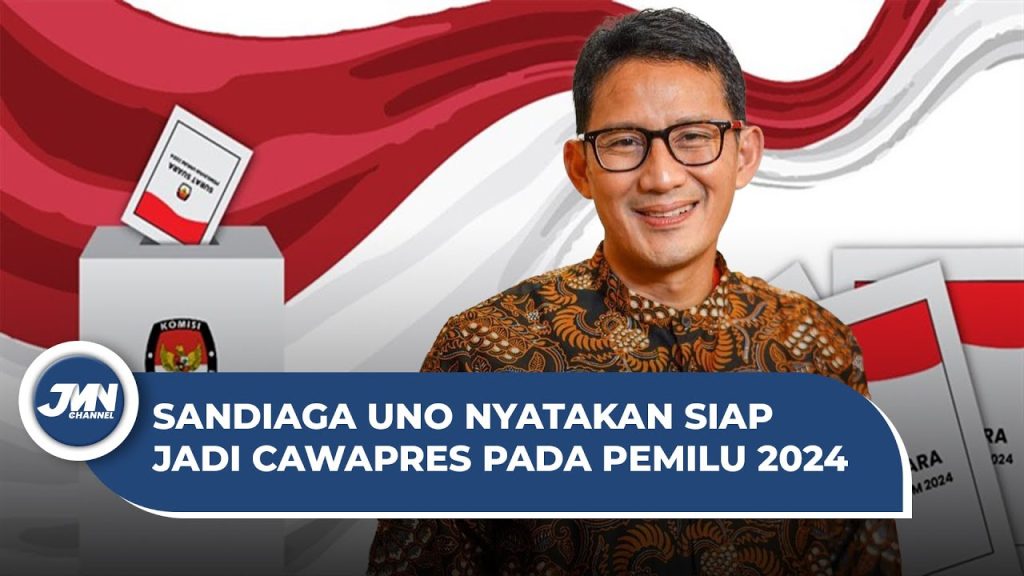 VIDEO: Pernyataan Sandiaga Uno Siap Jika Diajukan sebagai Cawapres di Pilpres 2024