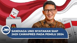 VIDEO: Pernyataan Sandiaga Uno Siap Jika Diajukan sebagai Cawapres di Pilpres 2024