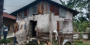 Warga Miskin Penderita Lumpuh di Serdang Bedagai Tinggal di Rumah Tidak Layak Huni