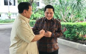 Elektabilitas di Atas Ganjar dan Anies, Erick Thohir Cocok Jadi Pasangan Prabowo Subianto di Pemilu 2024