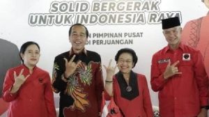 Elite PDIP mulai dari Puan Maharani, Presiden Jokowi, Megawati Soekarnoputri dan Ganjar Pranowo