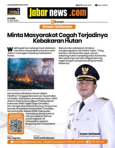 Erwan Setiawan Minta Masyarakat Cegah Terjadinya Kebakaran Hutan