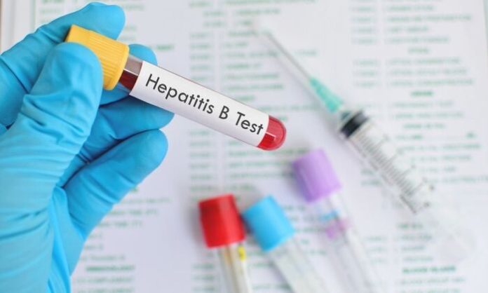 Ilustrasi penularan Hepatitis B.