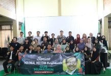 Komunitas Millenial Militan Purwakarta melakukan deklarasi dukungan terhadap Gus Muhaimin