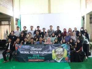 Komunitas Millenial Militan Purwakarta melakukan deklarasi dukungan terhadap Gus Muhaimin