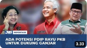 VIDEO: Ada Potensi PDIP Rayu PKB Untuk Dukung Ganjar