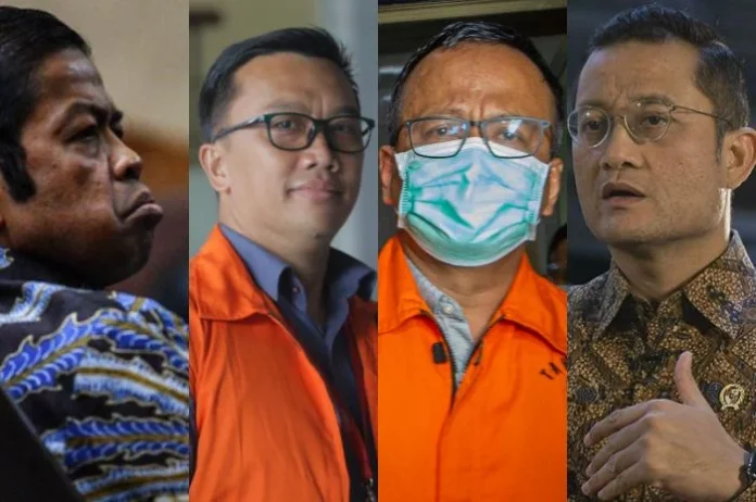 Para menteri era Presiden Jokowi yang terjerat kasus korupsi