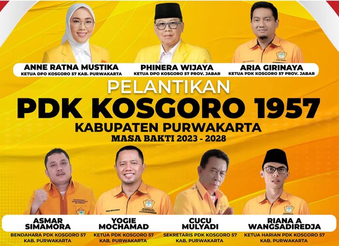 Resmi Pimpin Kosgoro Purwakarta, Yogie Mochamad; Insya Allah Partai Golkar Menang