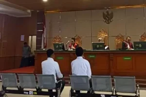 Sidang kasus suap dengan terdakwa mantan Wali Kota Bandung Yana Mulyana