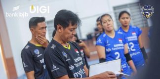 Tim Bandung bjb Tandamata melakukan persiapan menghadapi ajang kejuaraan bola voli ASEAN Grand Prix for Women 2023.