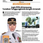 Cellica Nurrachadiana Ingin PPPK di Karawang Tunaikan Tanggungjawab dengan Amanah