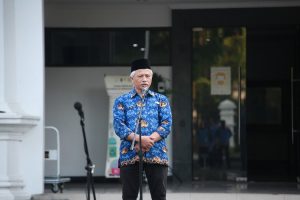 Apel Rutin Senin Pagi Sekretariat DPRD Jawa Barat, Pegawai Diingatkan Soal Nilai-Nilai Dasar BerAKHLAK