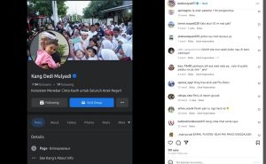 Waduh, Akun Fanspage Facebook Dedi Mulyadi Dengan 11 Juta Pengikut Dihack