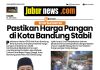Ema Sumarna Pastikan Harga Pangan di Kota Bandung Stabil