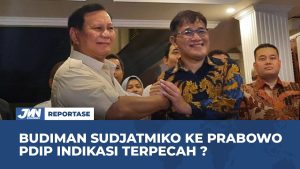 VIDEO: Budiman Sudjatmiko ke Prabowo, PDIP Indikasi Terpecah?