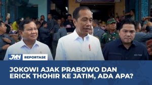VIDEO: Jokowi Ajak Prabowo dan Erick Thohir Ke Jatim, Ada Apa?