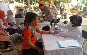 Partisipasi Masyarakat Ikuti Donor Darah PKS Kota Bandung Tinggi