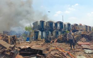 Kebakaran di Stasiun Purwakarta, Sembilan Gerbong Kereta Api Terbakar