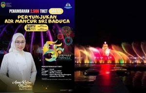 Kabar Gembira, Tiket Pertunjukan Air Mancur Sri Baduga Purwakarta Ditambah, Buruan Datang ke Lokasi Ini