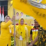 Anne Ratna Mustika usai terpilih sebagai Ketua DPD Partai Golkar Purwakarta