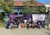 Foto bersama mahasiswa/mahasiswi Undip dengan murid SDN Cangkol 2, Lemahwungkuk, Kota Cirebon dalam kegiatan GUM atau Gerakan Undip Mengajar Jilid XI (Foto: Universitas Dipenogoro)