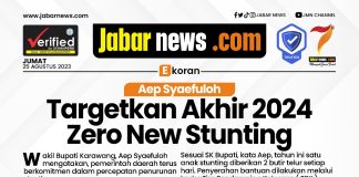 Aep Syaefuloh Targetkan Akhir 2024 Zero New Stunting