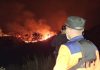 Kebakaran di Gunung Ciremai