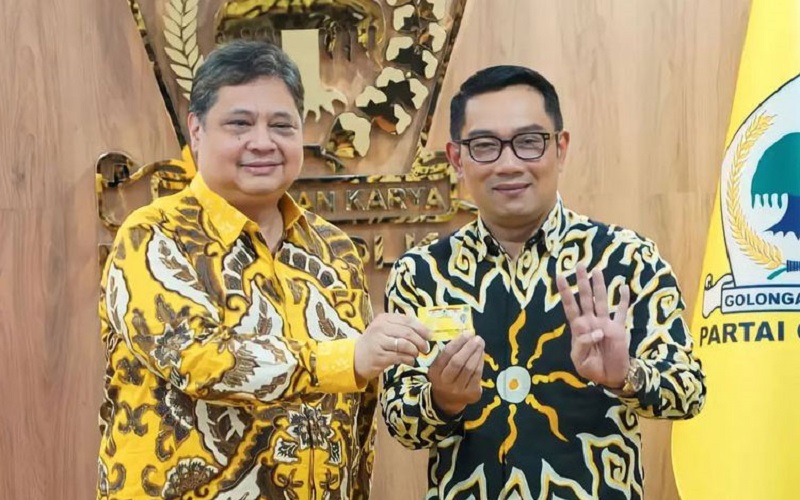 Mampukah Ridwan Kamil Gantikan Airlangga Hartarto Jadi Cawapres di Pilpres 2024?