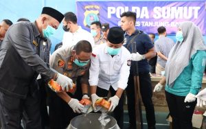 Polres Tanjungbalai Musnahkan 16 Kg Sabu dan 10 Ribu Pil Ekstasi