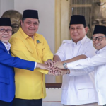 Prabowo dan para ketua umum partai pendukung