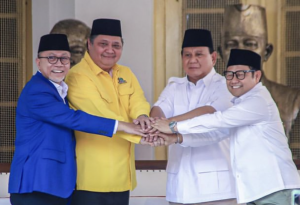 Prabowo dan para ketua umum partai pendukung