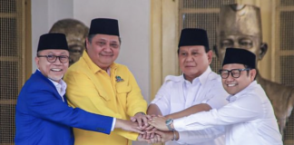 Prabowo dan para ketua umum partai pendukung
