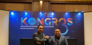 Wahyu Dhyatmika dan Maryadi terpilih menjadi Ketua Umum dan Sekretaris Jenderal AMSI Periode 2023-2027 (Foto: AMSI)