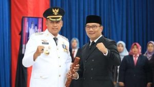 Wali Kota Bekasi Tri Adhianto dan Ridwan Kamil- (1)