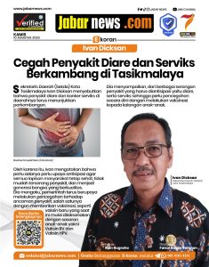 Ivan Dicksan Cegah Penyakit Diare dan Serviks Berkembang di Tasikmalaya