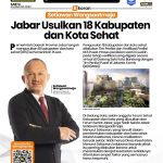 Jabar Usulkan 18 Kabupaten dan Kota Sehat