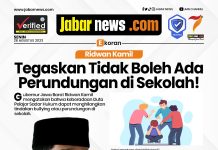 Ridwan Kamil Tegaskan Tidak Boleh Ada Perundungan di Sekolah