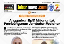 Cellica Nurrachadiana Anggarkan Rp51 Miliar untuk Pembangunan Jembatan Walahar