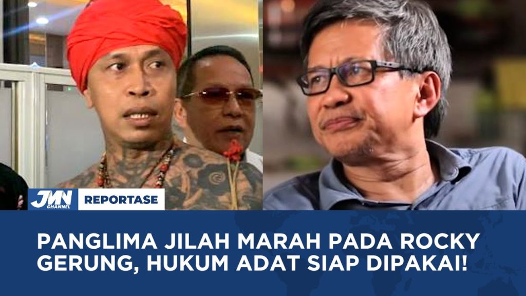 VIDEO: Panglima Jilah Marah pada Rocky Gerung, Hukum Adat Siap Dipakai, Ini Alasannya