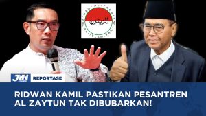 VIDEO: Ridwan Kamil Pastikan Pesantren Al-Zaytun Tak Dibubarkan