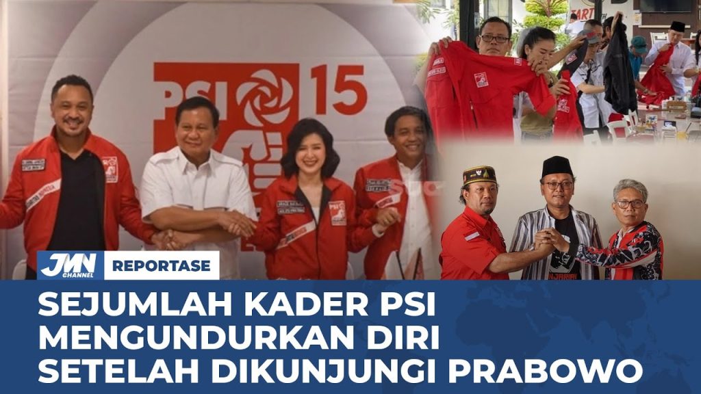 VIDEO: Sejumlah Kader PSI Mengundurkan Diri Setelah Dikunjungi Prabowo