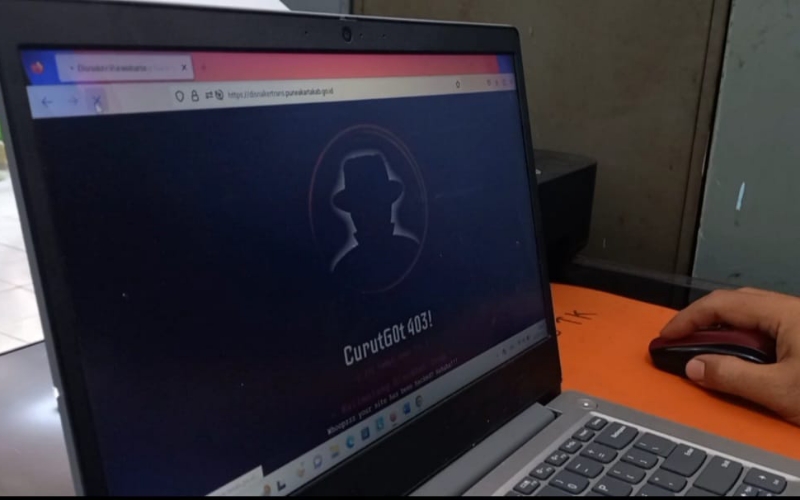 Wah! Website Resmi Dinaskertrans Purwakarta Diretas