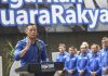 AHY mendeklarasikan dukungan Partai Demokrat kepada Prabowo sebagai capres di Pilpres 2024