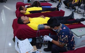 Jelang HUT Lantas ke-68, Polres Purwakarta Gelar Donor Darah