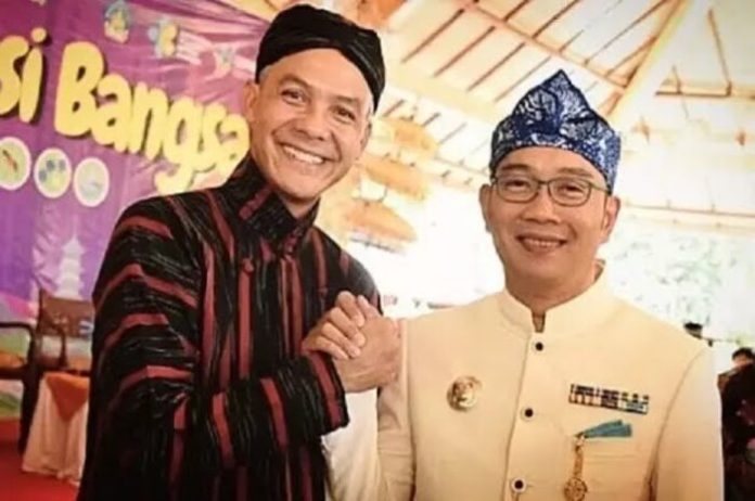 Ganjar Pranowo dan Ridwan Kamil (1)