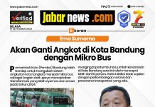 Ema Sumarna akan Ganti Angkot di Kota Bandung dengan Mikro Bus