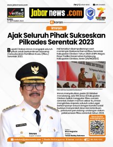 Imron Ajak Seluruh Pihak Sukseskan Pilkades Serentak 2023
