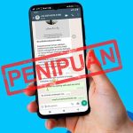 Ilustrasi aksi penipuan dengan modus pengiriman file apk melalui pesan singkat