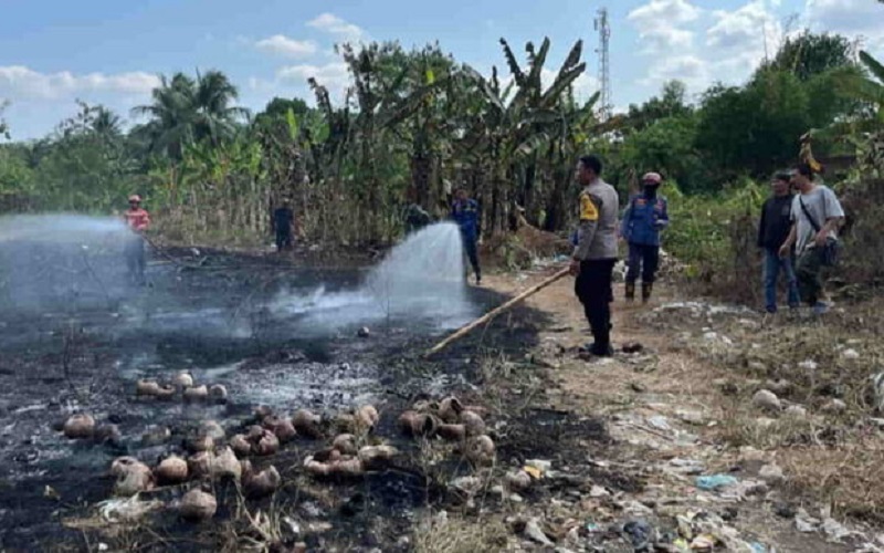 Kebakaran Lahan di Ciamis